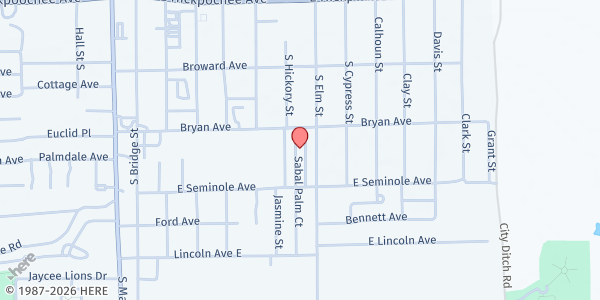 Map showing TALLPINES SUBDIVISION at , Labelle, FL