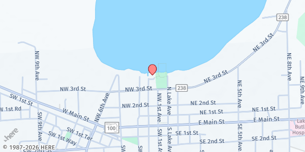 Map showing Hal Y Maines Community Center at Hal Y Maines Community Center, Lake Butler, FL
