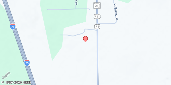 Map showing The Cross Church at 12518 S US 441, Lake City, FL