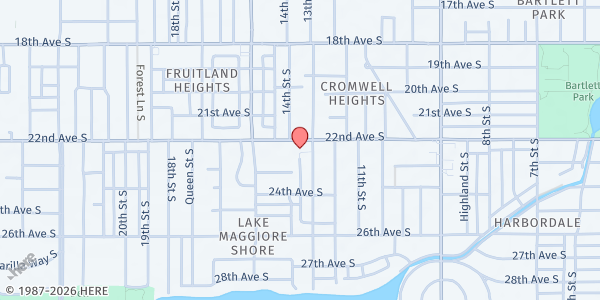 Map showing Operation Attack - Lake Maggiore Shore at 1310 22nd Avenue South, Lake Maggiore Shore, FL