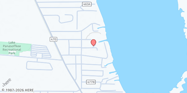 Map showing Lake Panasoffkee Methodist Church at 589 N Country Rd, Lake Panasoffkee, FL