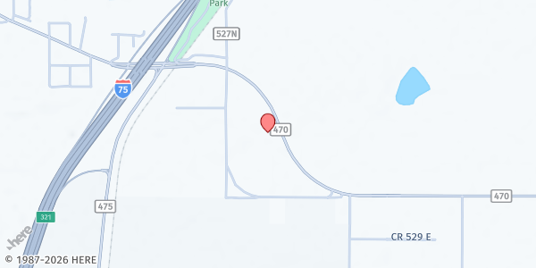 Map showing Lake Panasoffkee UMC Food Pantry at 589 East C 470, Lake Panasoffkee, FL