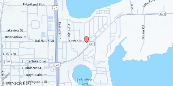 Map showing Friends of Lake Placid Scouting and Youth at 11 Triangle Park, Lake Placid, FL