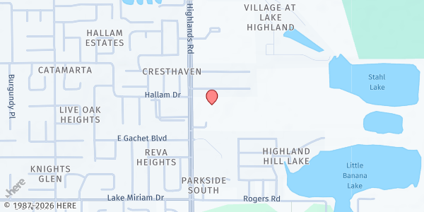 Map showing Blessing & Hope Food Pantry - Registration Location at 4730 Lakeland Highlands Road, Lakeland, FL