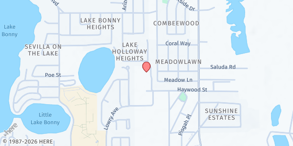 Map showing Crystal Lake Elementary at 700 Galvin Dr, Lakeland, FL