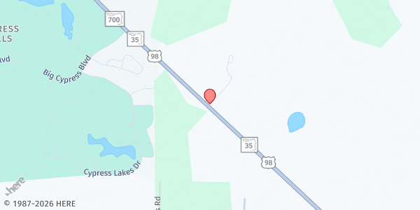 Map showing Gator Creek Preserve at 9725 US Highway 98 North, Lakeland, FL
