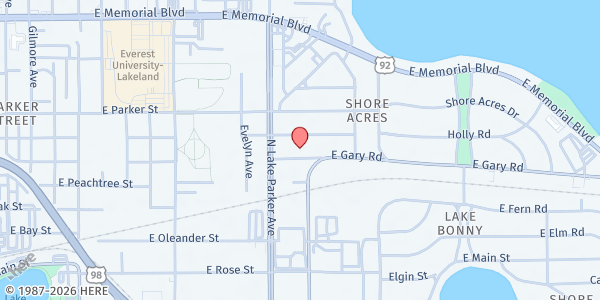 Map showing VISTE Main Office at 1232 E. Magnolia St., Lakeland, FL