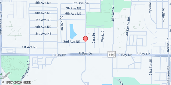 Map showing Victory Fellowship Largo at , Largo, FL