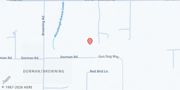 Map showing The Ministry of Hope - Lithia at 19144 Dorman Rd., Lithia, FL