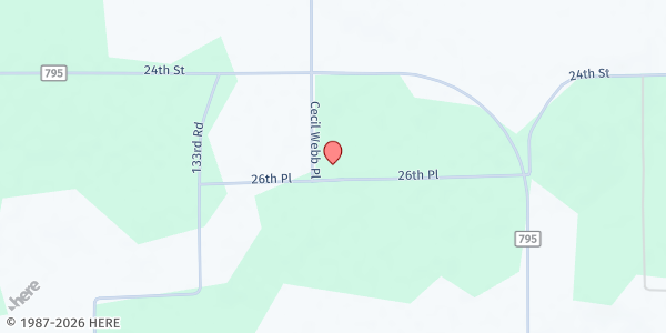 Map showing FLORIDA SHERIFFS YOUTH RANCHES - Live Oak Campus at 2486 Cecil Webb Place, Live Oak, FL