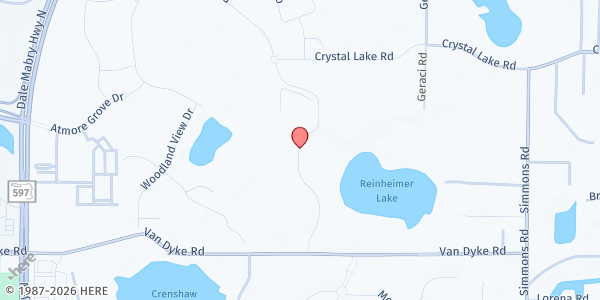 Map showing Idlewild Baptist Church at 18333 Exciting Idlewild Boulevard, Lutz, FL