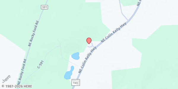 Map showing Fellowship Baptist Church at 1997 NE Colin Kelly Hwy, Madison, FL