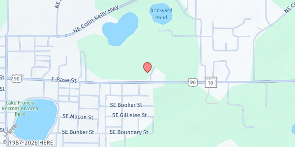 Map showing The Bridge at 1135 East US 90, Madison, FL