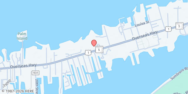 Map showing K.A.I.R. - Keys Area Interdenominational Resources at 3010 Overseas Hwy., Marathon, FL