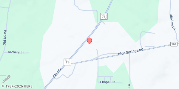 Map showing Chipola Family Ministries at 3004 FL-71, Marianna, FL