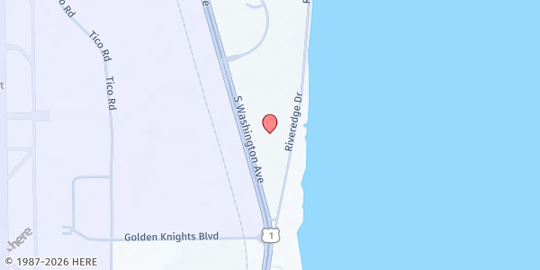 Map showing New Life Space Coast at 6755 S. Washington Avenue, Melbourne, FL