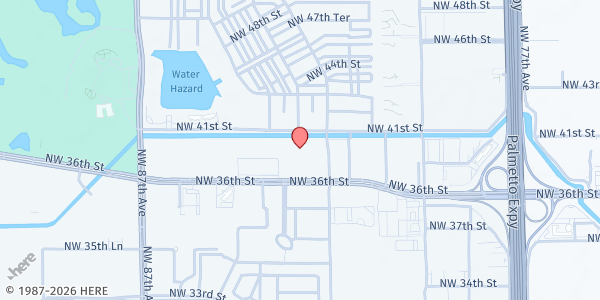 Map showing Carolina Immigration Law at Carolina Immigration Law, Miami, FL