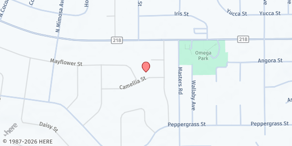 Map showing CALC Foundation at 4510 Camellia St., Middleburg, FL