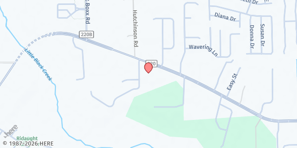 Map showing Salvation Army Clay County at 2795 County Rd. 220, Middleburg, FL