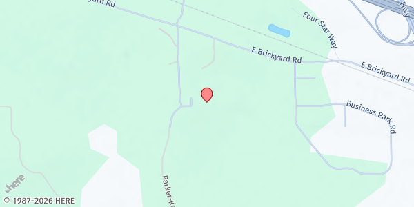 Map showing The Lamb Temple Senior Citizen Center at 410 Parker Knight Rd., Midway, FL