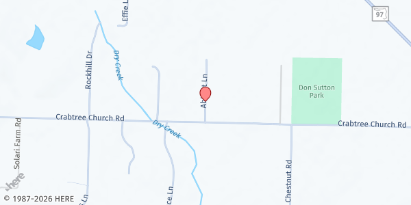 Map showing Aldersgate Methodist Church at , Molino, FL