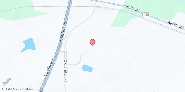 Map showing Jefferson County K-12 at 50 David Rd, Monticello, FL