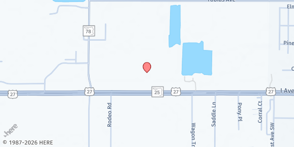 Map showing ST. JOSEPH THE WORKER at 24065 US-27, Moore Haven, FL