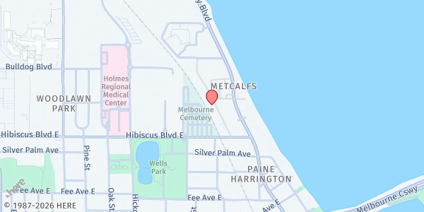 Map showing DAILY BREAD - Morningside at 1408 Morningside Drive, Morningside, FL