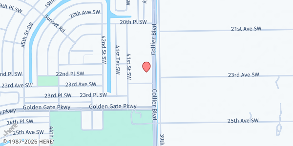 Map showing NOAH'S ARK CHURCH, INC at 11853 COLLIER BLVD, NAPLES, FL