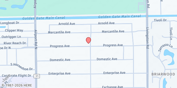 Map showing ST. MATTHEW'S HOUSE- NAPLES at 1224 INDUSTRIAL BLVD., NAPLES, FL