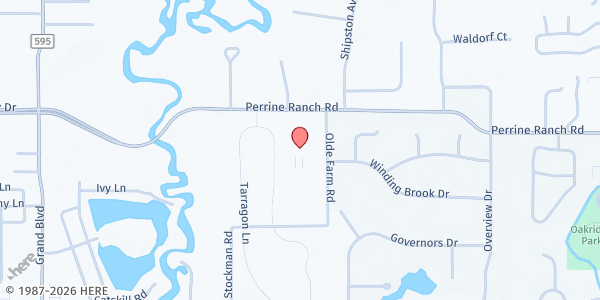 Map showing St. Verena Coptic at 6140 Perrine Ranch Road, New Port Richey, FL