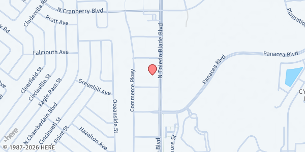 Map showing Imagine Schools North Port – Elementary Campus at 1000 Innovation Avenue, North Port, FL