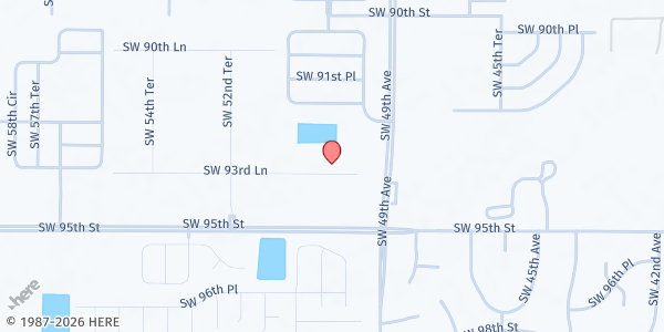 Map showing Next Church (Formerly Crossroads Church) at Formerly Crossroads Church, Ocala, FL