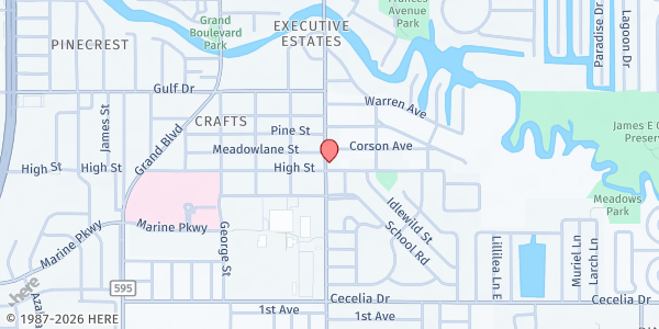 Map showing ACE Opportunities - New Port Richey at 6009 High Street, Old Grove, FL