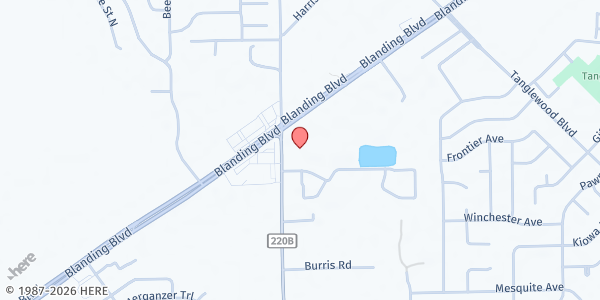 Map showing Calvary Assembly of God - Orange Park at 9 Knight Box Rd, Orange Park, FL