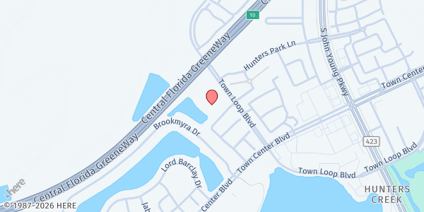 Map showing Christian Help - Orange at 13502 Town Loop Blvd, Orange, FL