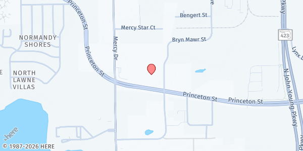 Map showing Access Connection at 2150 Brengle Ave., Orlando, FL