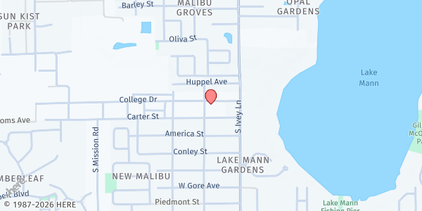 Map showing Community Baptist Church at 651 Campanella Avenue, Orlando, FL