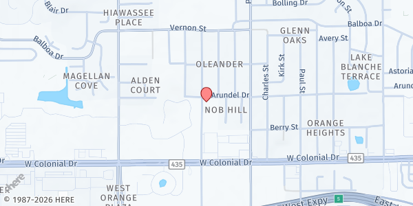 Map showing Emmanuel Seventh Day Adventist at 6350 Arundel Drive, Orlando, FL