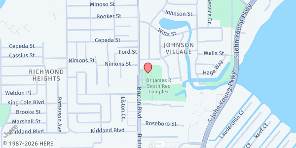 Map showing If You Foundation at 1723 Bruton Blvd, Orlando, FL