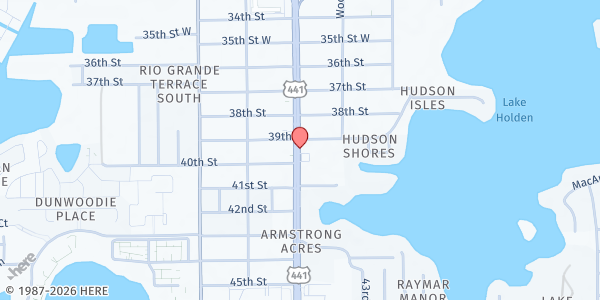 Map showing Lake Buena Vista Seventh-Day Adventist Church at 3979 S. Orange Blossom Trl., Orlando, FL