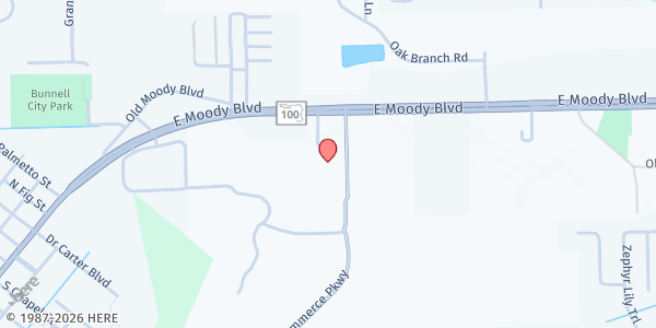 Map showing Iglesia Principe de Paz de Palm Coast at 2729 E Moody Blvd, Palm Coast, FL