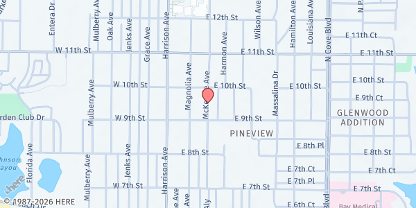 Map showing St. Andrew Christian Care Center at 3101 A West US Highway, Panama City, FL