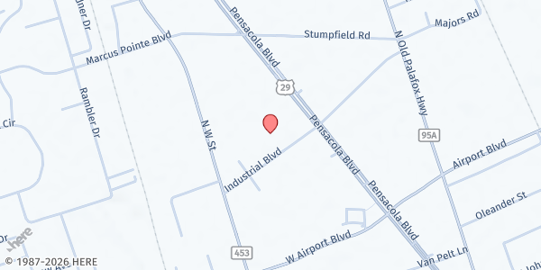 Map showing Freedom Church (Harbor Outreach) at 6261 Technology Dr, Pensacola, FL