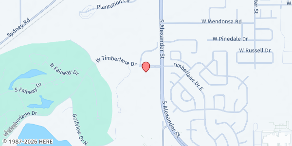 Map showing BMG Walden Lake at 1601 W Timberlane Drive Suite 300, Plant City, FL