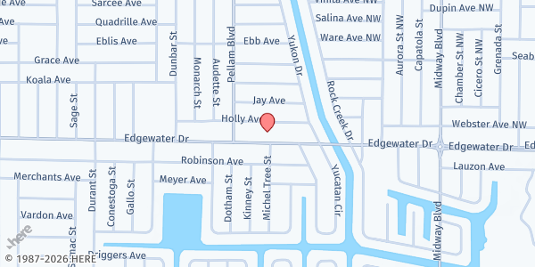 Map showing Community Life Center Church at 19048 Edgewater Drive, Port Charlotte, FL