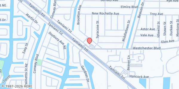 Map showing DISCIPLESHIP DRIVEN MINISTRIES, INC. at 4040 TAMIAMI TRAIL, PORT CHARLOTTE, FL