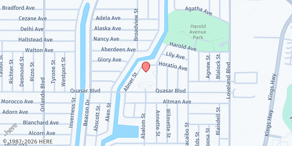 Map showing KINGSWAY ELEMENTARY at 23300 QUASAR BLVD, PORT CHARLOTTE, FL