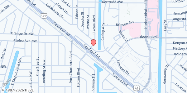 Map showing Meals on Wheels of Charlotte County - Port Charlotte at 3082 Tamiami Trail, Port Charlotte, FL