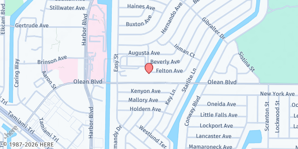 Map showing ST. VINCENT D PAUL-ST. CHARLES BARROMEO at 2499 Gates Road, PORT CHARLOTTE, FL